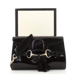Gucci Emily Chain Flap Bag Patent Small