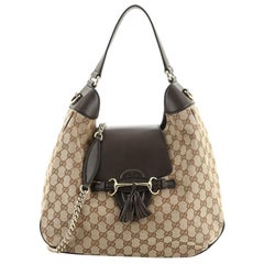 Gucci Emily Hobo GG Canvas Medium