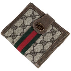 Portafoglio con logo smaltato Gucci