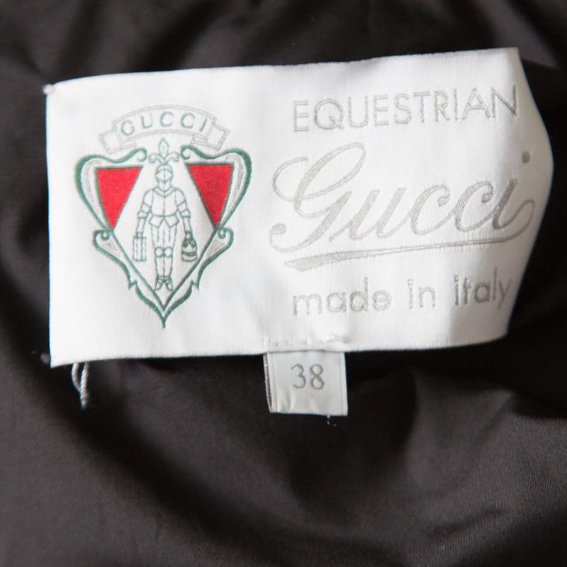 quilted equestrian jacket