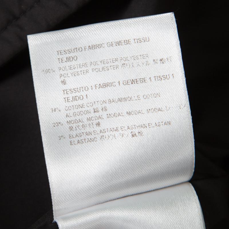Gucci Equestrian Black Velvet Trim Detail Quilted Jacket S In Good Condition In Dubai, Al Qouz 2