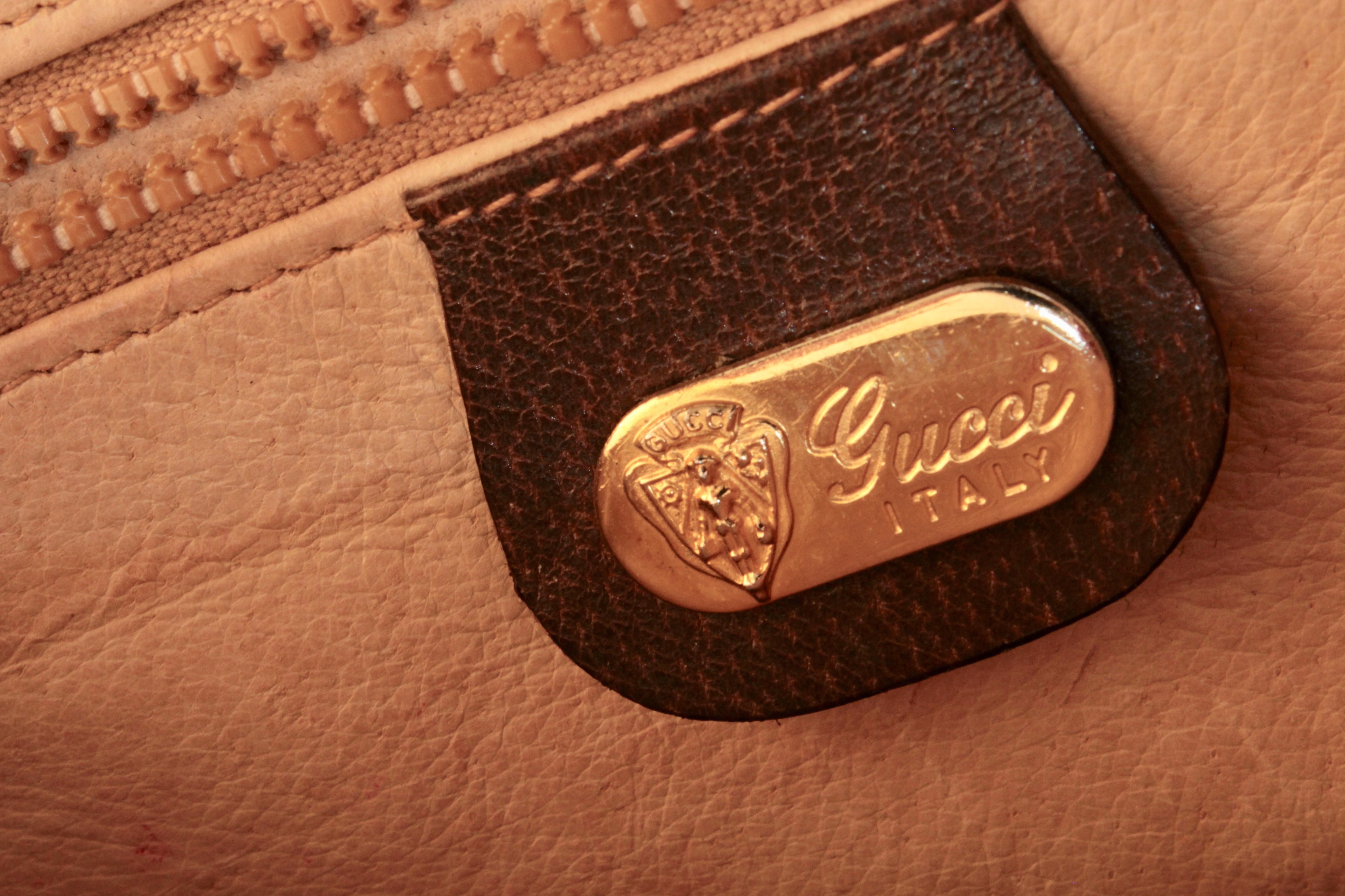 Gucci Equestrian Pigskin Leather Stirrup Charm Vintage Saddle Bag, 1980s 5