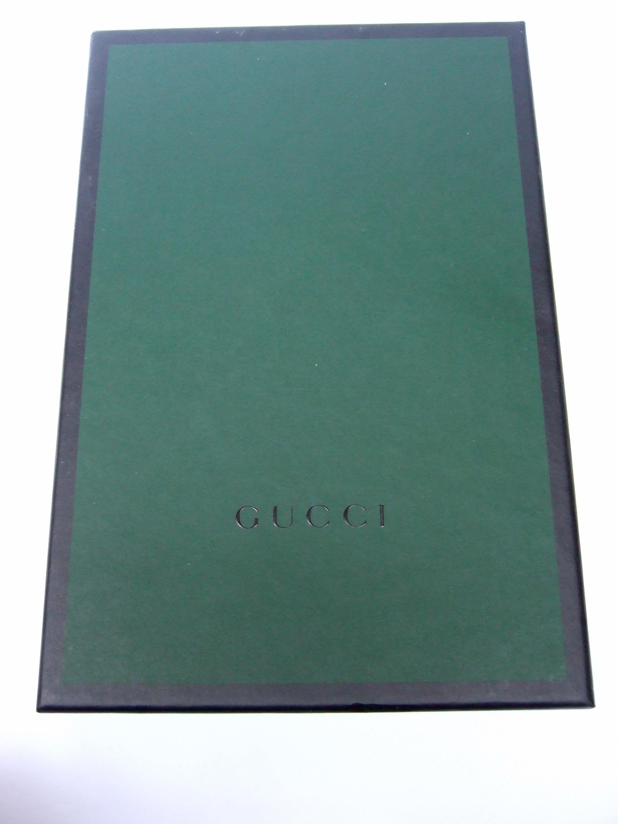 Gucci Equine Design Note Cards & Journal Book Stationery Set in Gucci Box c 1990 For Sale 3