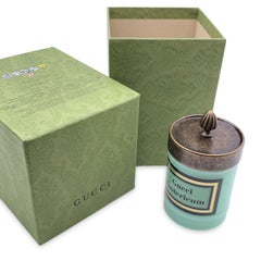 Gucci Esotericum Duftkerze Aqua Grün Murano Glas JAR