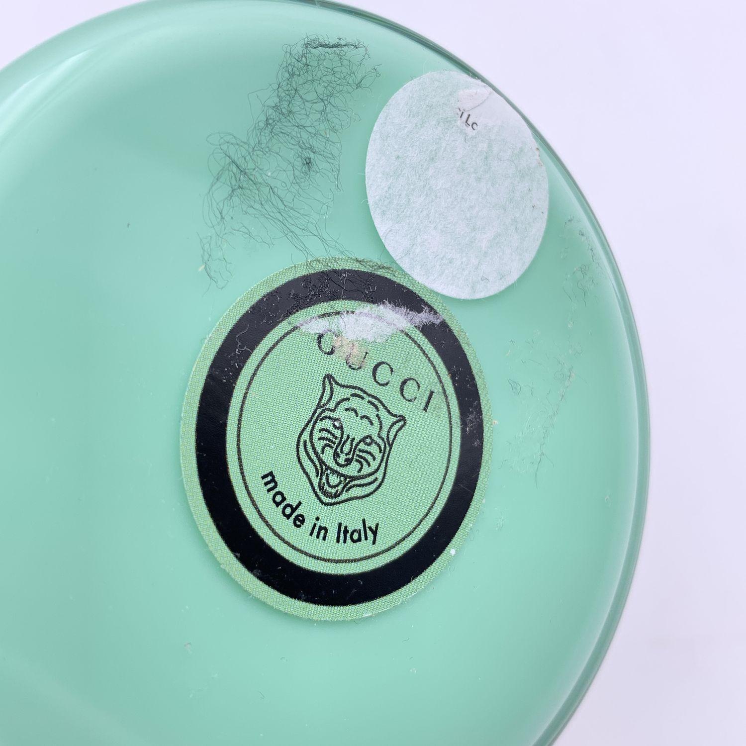 Gucci Esotericum Scented Candle Aqua Green Murano Glass Jar (bougie parfumée) Pour femmes en vente
