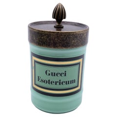 Gucci Esotericum Scented Candle Aqua Green Murano Glass Jar (bougie parfumée)