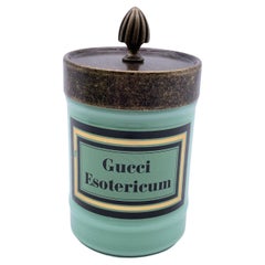 Gucci Esotericum Duftkerze Aqua Grün Murano Glas JAR