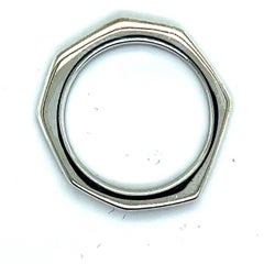 Gucci Estate Abstract Ring Size 10.5 Sterling Silver