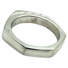 Gucci Estate Abstract Ring Sterling Silver
