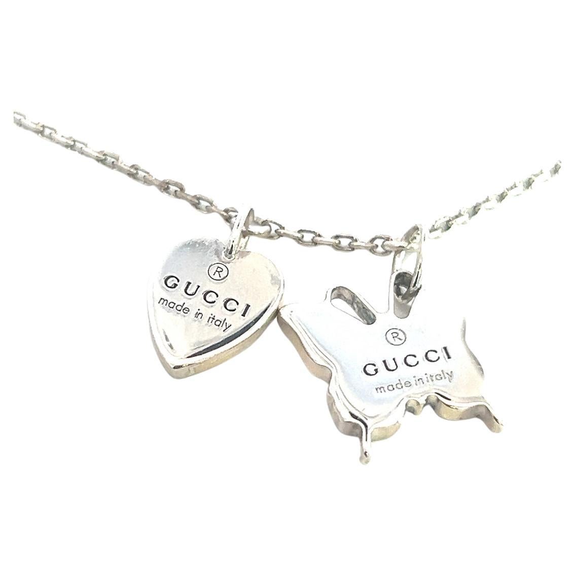 Gucci heart and butterfly bracelet deals