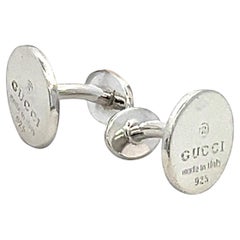 Autentici gemelli da polso Gucci Estate Uomo A. Silver
