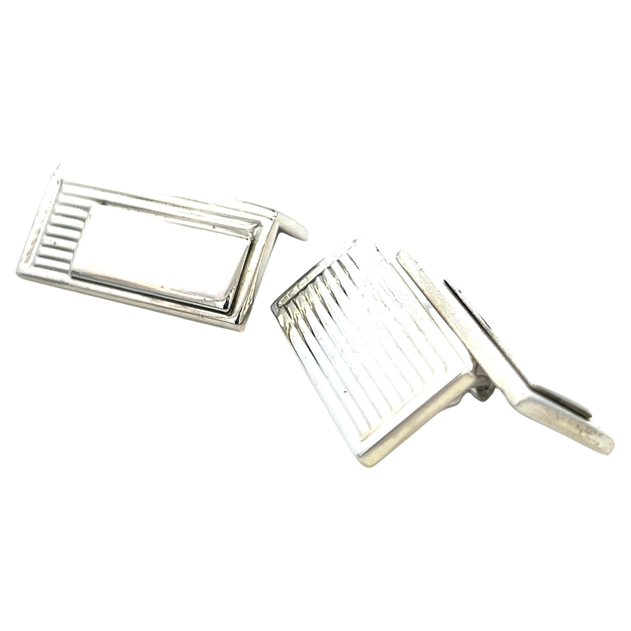 Gucci Estate Cufflinks Sterling Silver