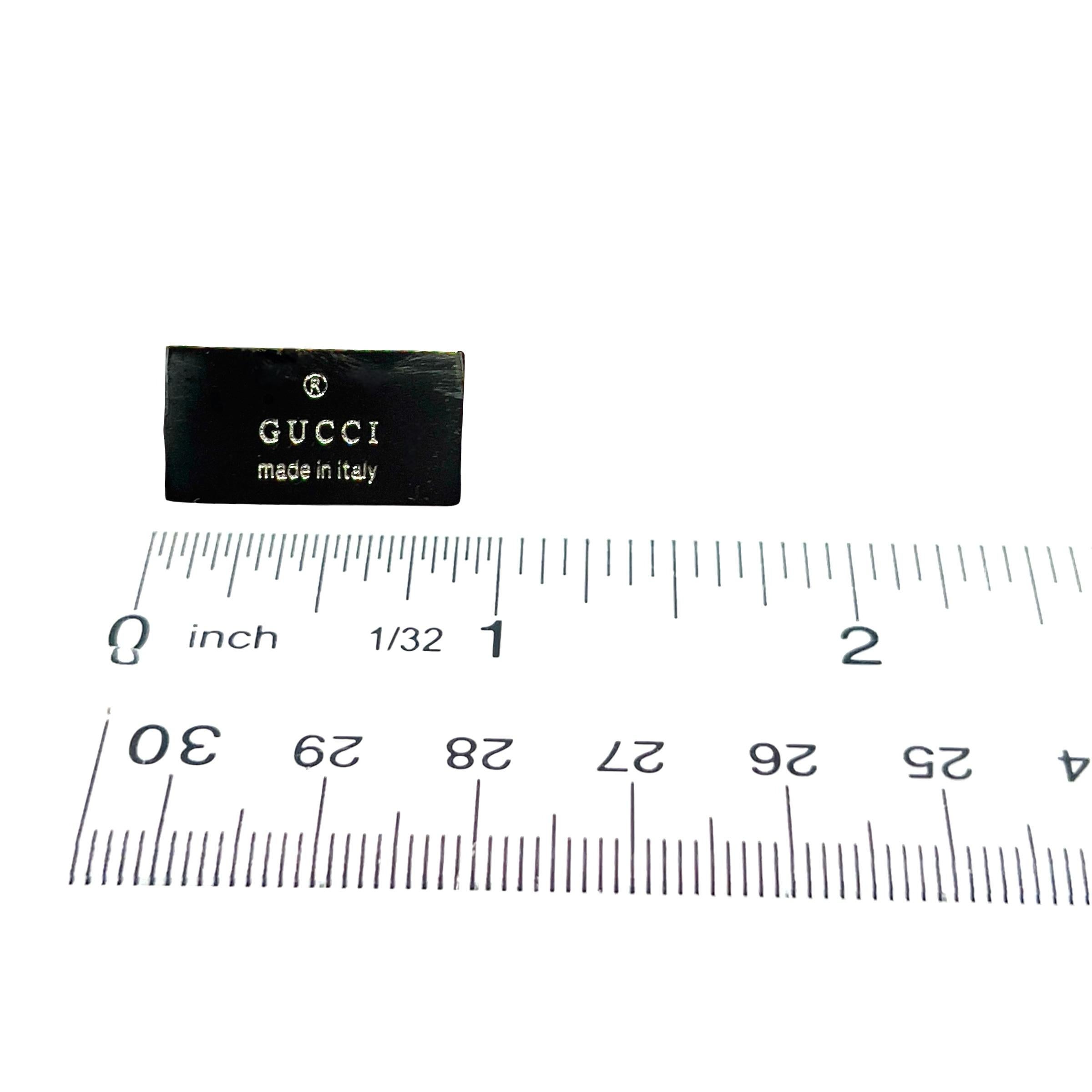 Authentic Gucci Estate Mens Cufflinks Sterling Silver For Sale 3