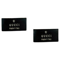 Vintage Authentic Gucci Estate Mens Cufflinks Sterling Silver