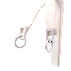 Gucci Estate Pierced Earrings Sterling Silver 7.73 Grams