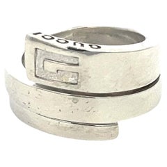 Anillo Gucci Estate Talla 5 Plata de Ley 13,5 mm