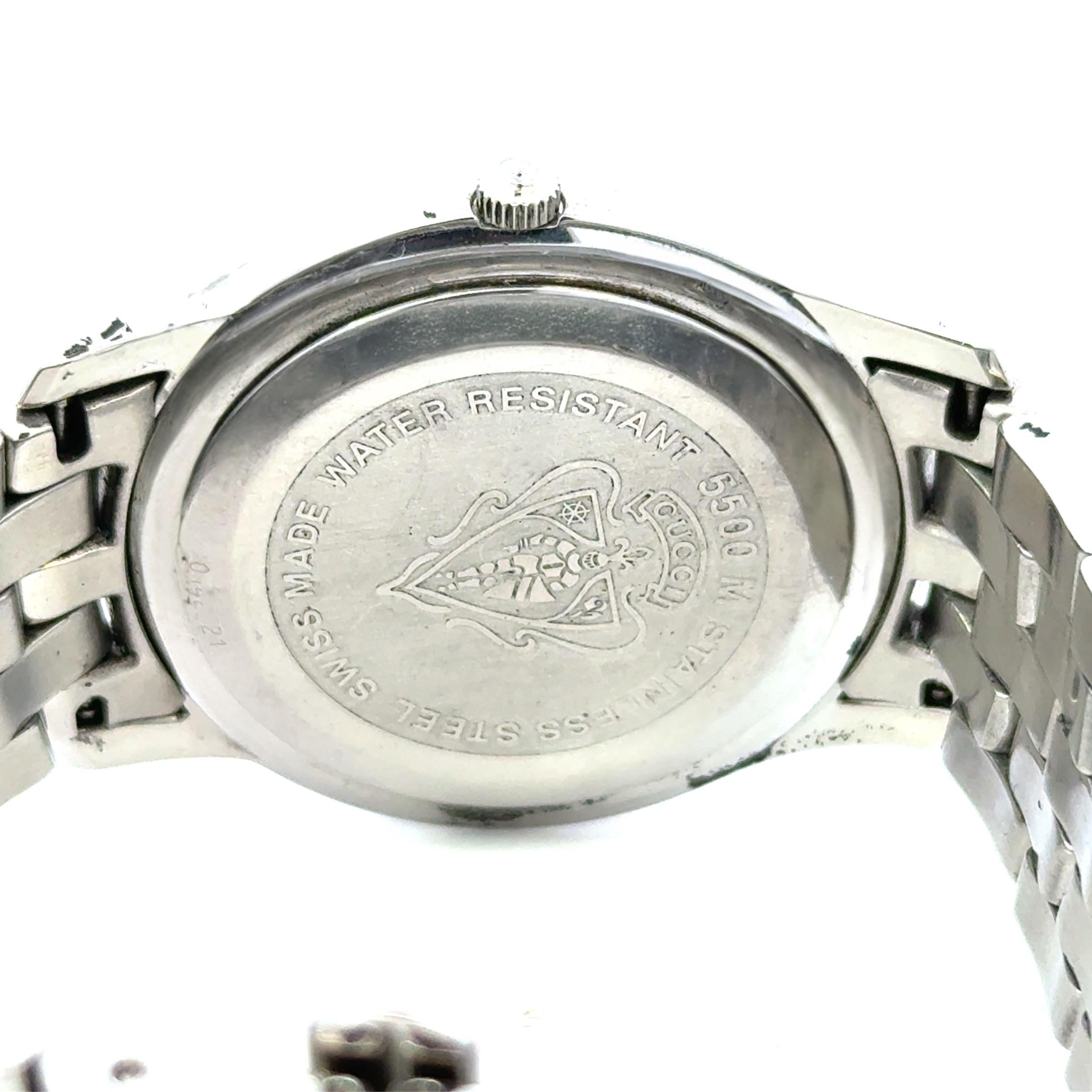 Gucci Stainless Steel Water Resistant Swiss Made Unisex Wristwatch 7