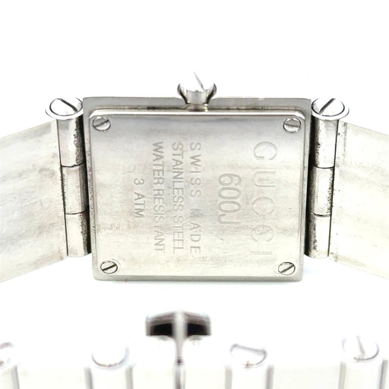 Gucci Stainless Steel Water Resistant Swiss Made Wristwatch 
