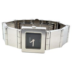 Gucci Montre-bracelet en acier inoxydable résistant à l'eau de fabrication suisse 6" Estate