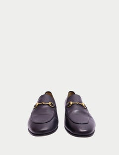 Gucci Classic Leather Horsebit Loafers – Black - EU 40