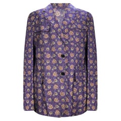 Used GUCCI EVENING LILAC PRINTED BLAZER JACKET for Men IT 58 - US 48