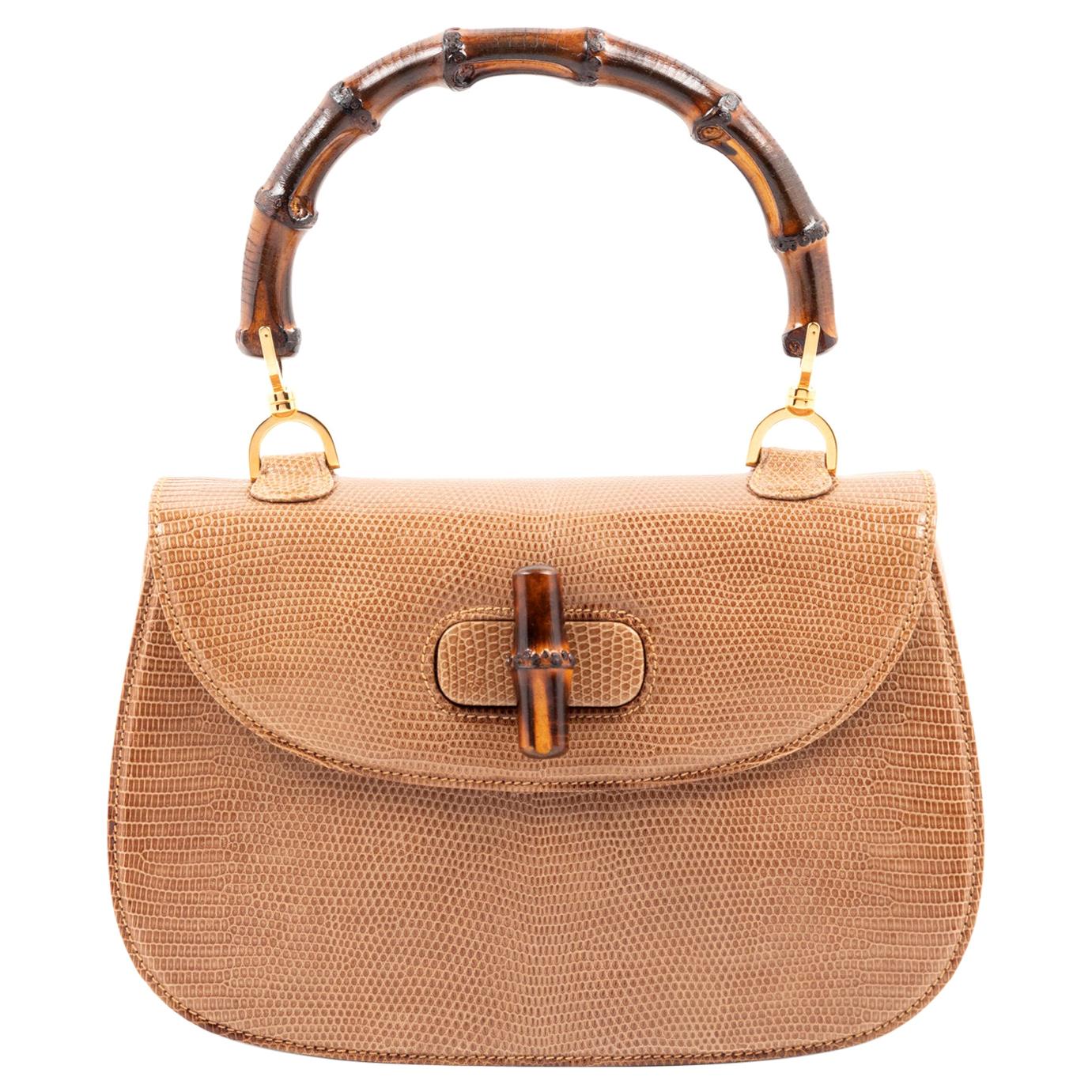 gucci bamboo handle bag