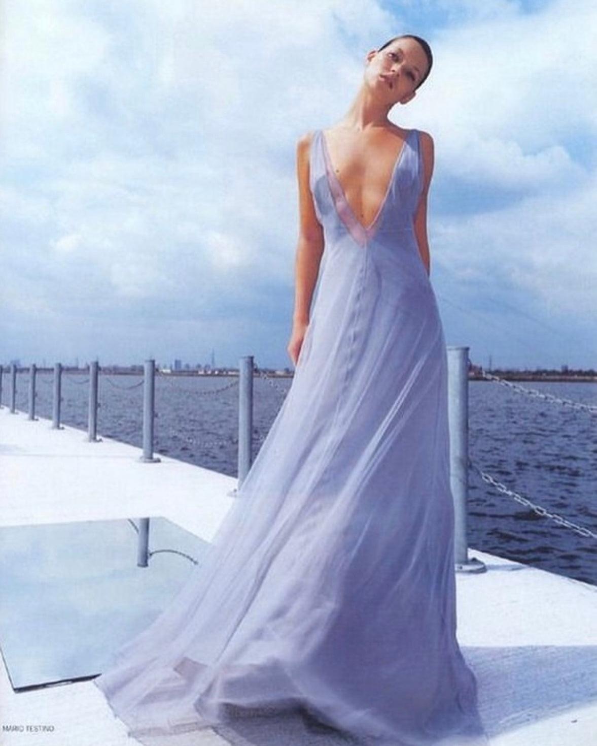 Robe en tulle Gucci F/H 1998 Pour femmes en vente