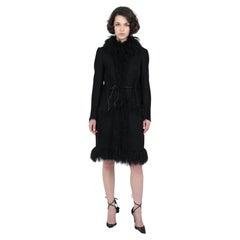 Gucci F/W 1999 mongolian fur suede coat