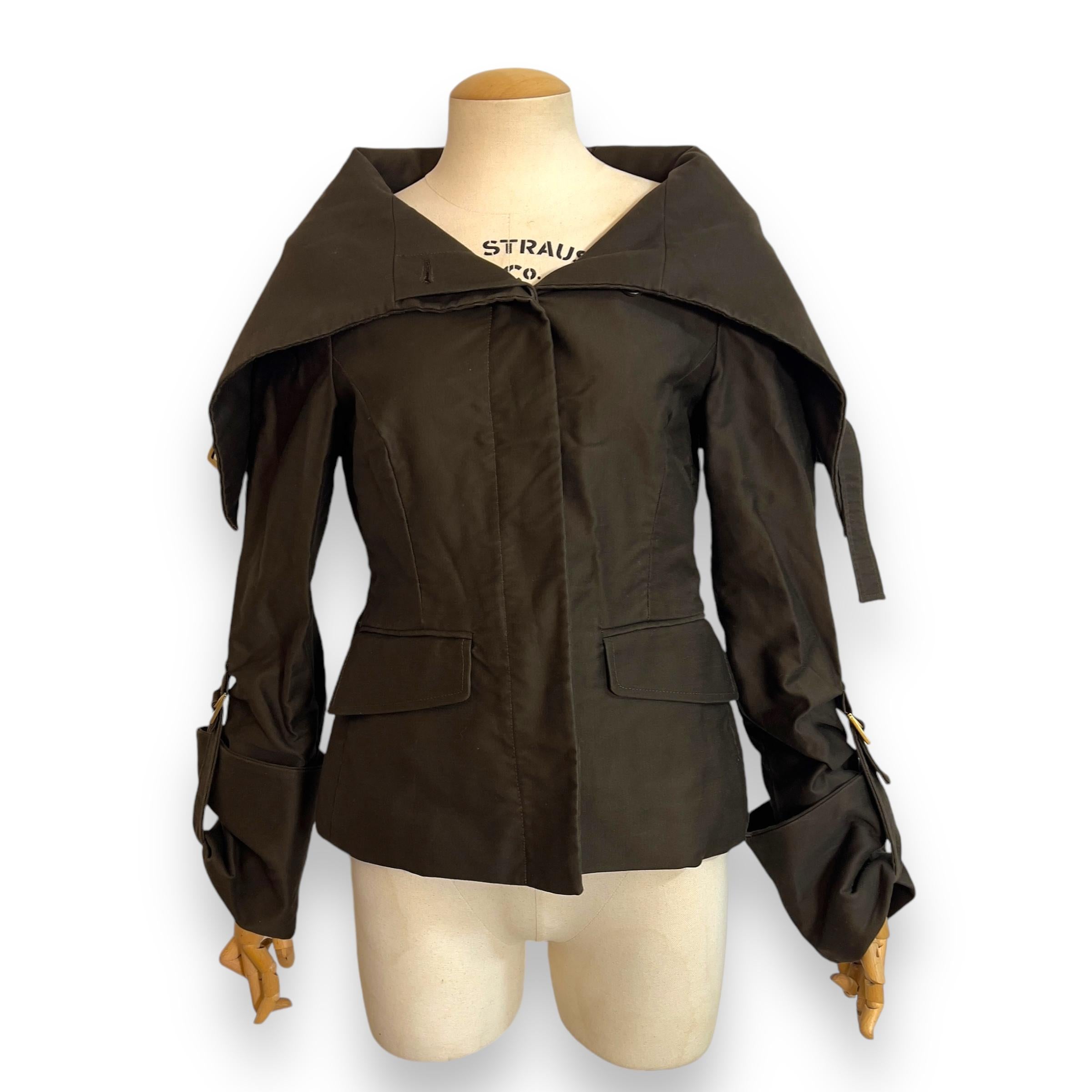 Giacca con colletto Gucci A/I 2003 di Tom Ford, Look 11 In condizioni buone in vendita a CAPELLE AAN DEN IJSSEL, ZH