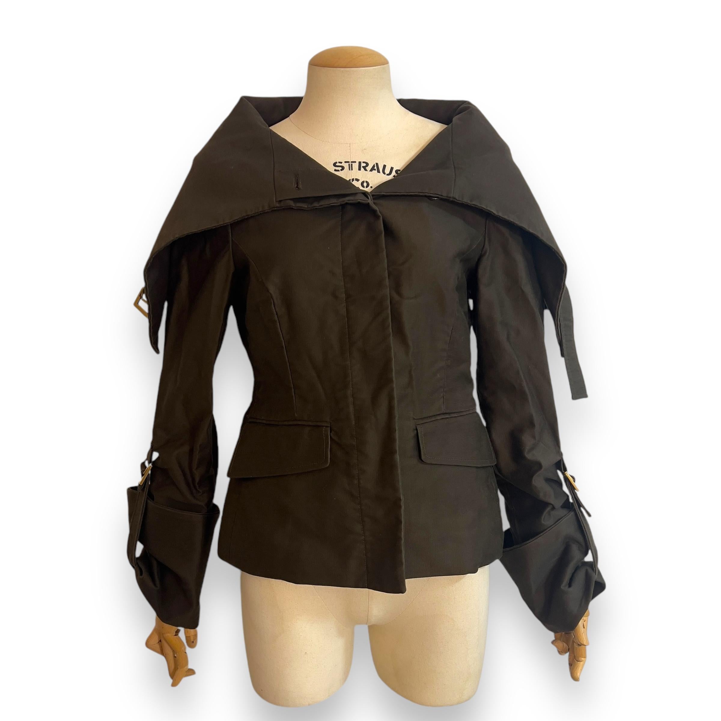 Donna Giacca con colletto Gucci A/I 2003 di Tom Ford, Look 11 in vendita