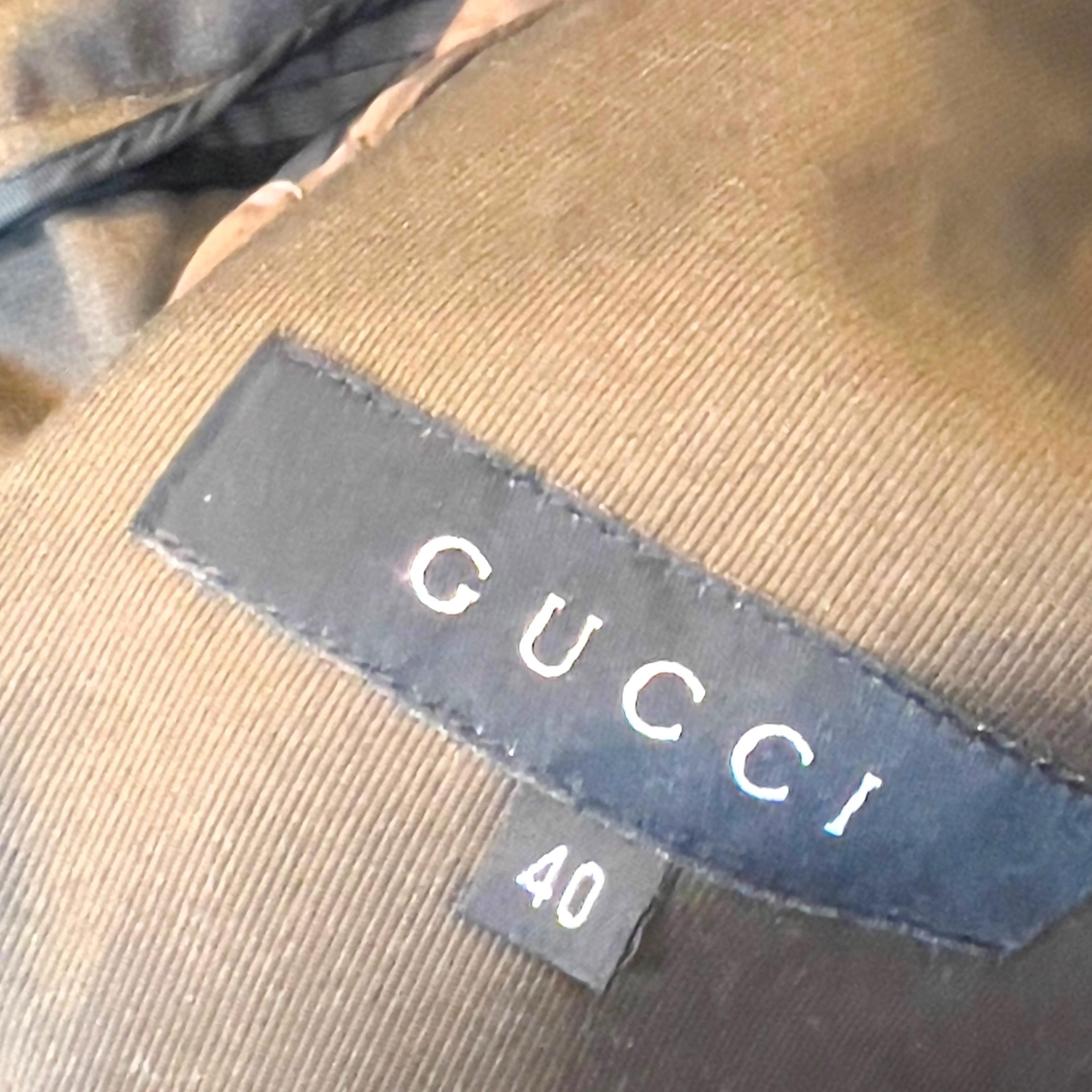Giacca con colletto Gucci A/I 2003 di Tom Ford, Look 11 in vendita 3