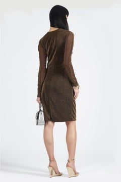 Gucci F/W 2013 Metallic Gold Dress
