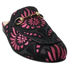 Gucci Fabric Slippers Pink Black