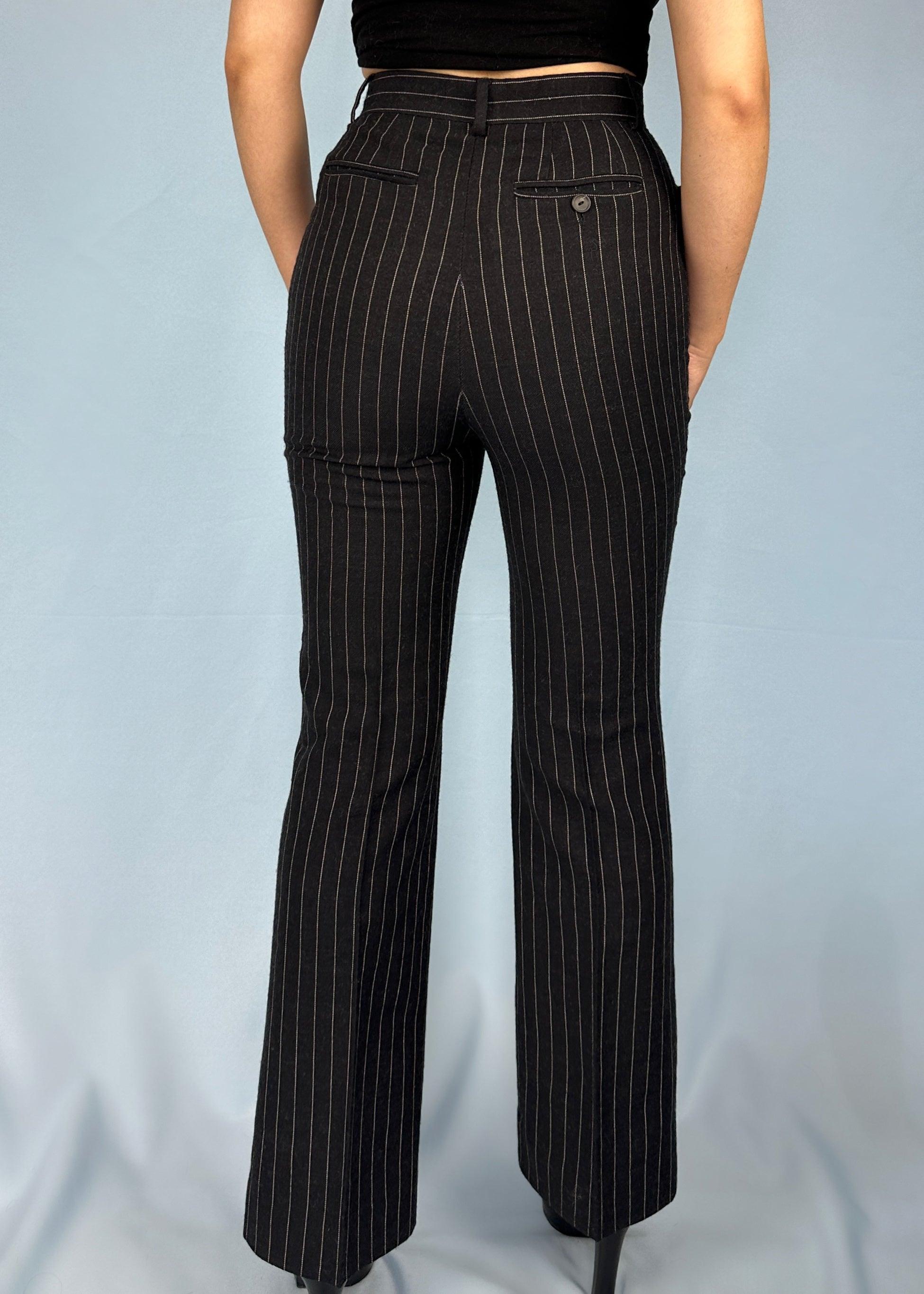Gucci Fall 1996 Runway Pinstripe Jacket & Pant Suit Set 3