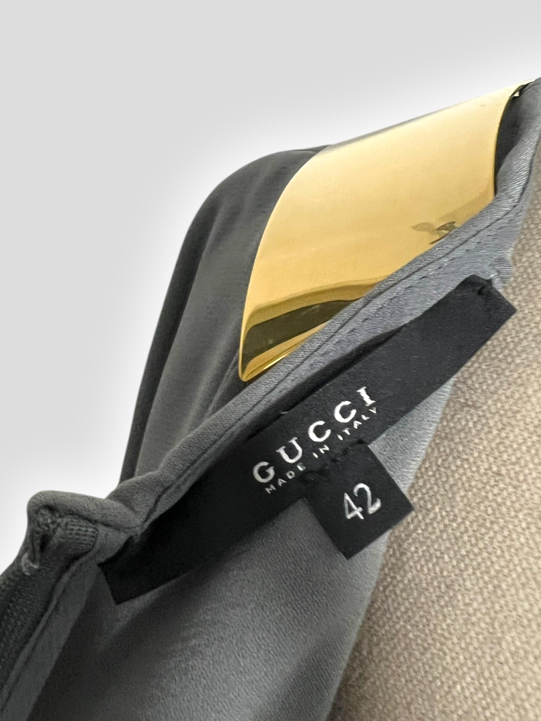 Gucci Fall 2010 Runway Cut-Out Silk Dress For Sale 3