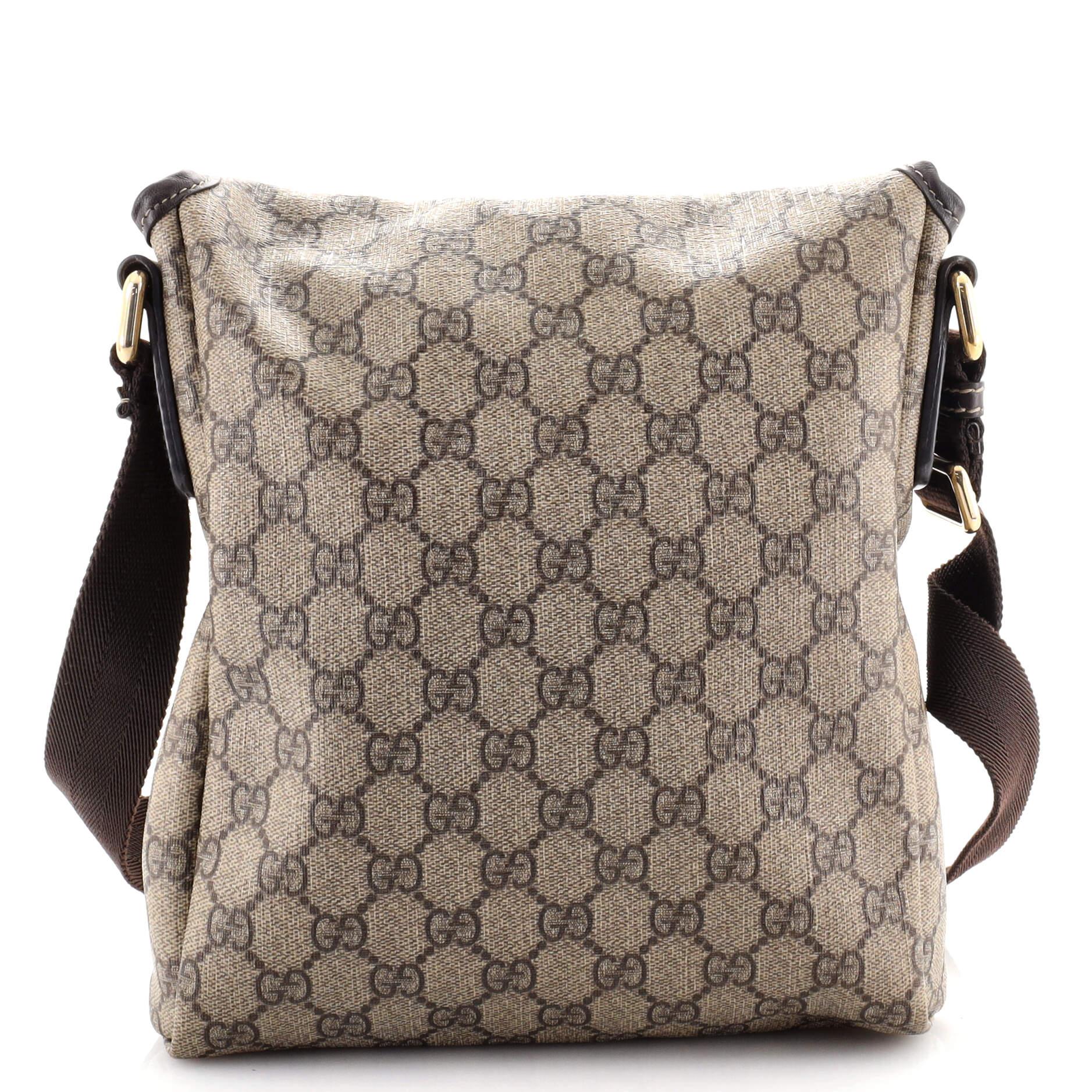 Gucci Flap Messenger GG Coated Canvas Small at 1stDibs gucci supreme