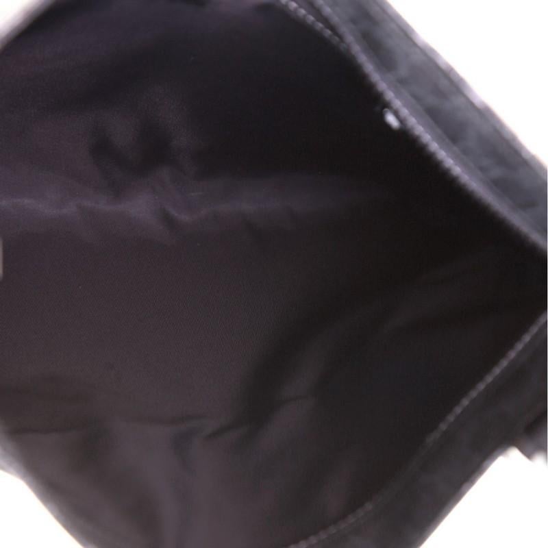Gucci flache Messenger Bag GG beschichtetem Segeltuch groß für Damen oder Herren