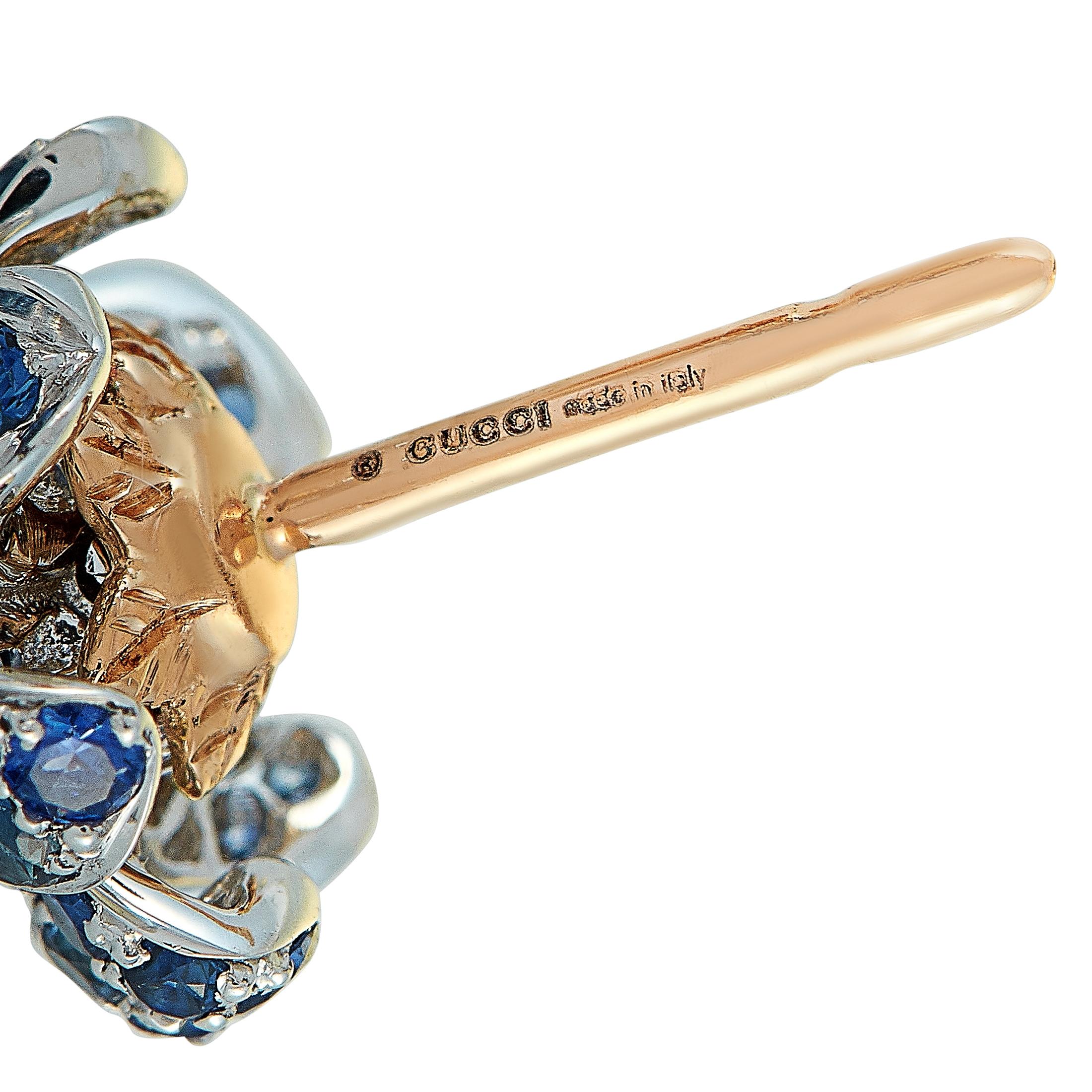 gucci flora earrings