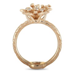 Gucci Flora 18 Karat Rose Gold Diamond Ring
