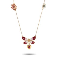Gucci Flora 18 Karat Rose Gold Necklace