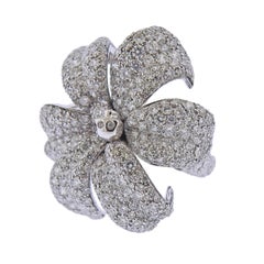 Gucci Flora 5.64 Carat Diamond Gold Flower Ring