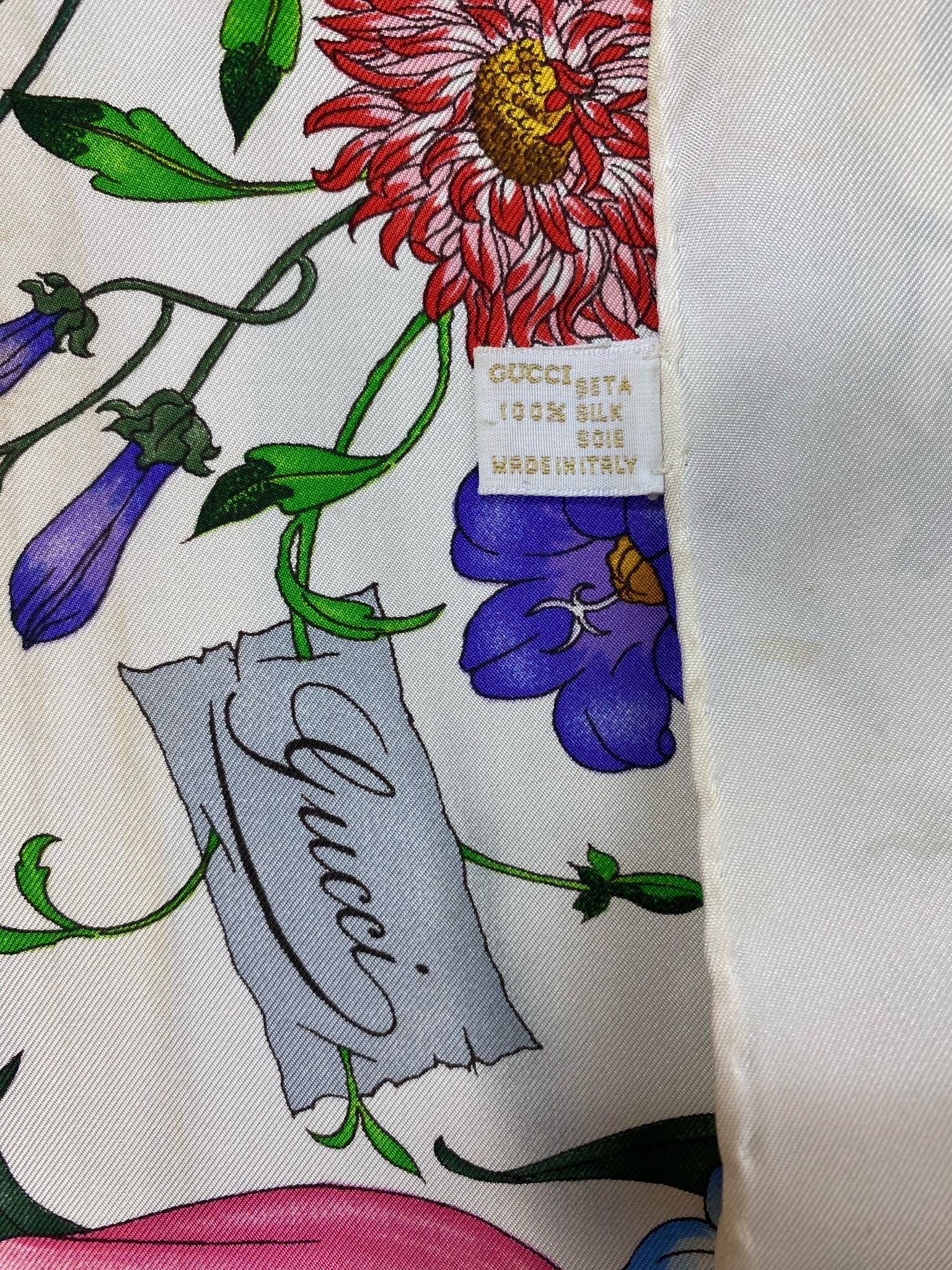 Gucci Flora by Accornero Seidenschal. für Damen oder Herren