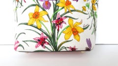 Gucci Flora Canvas & Bamboo Handle Tote