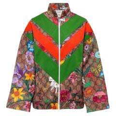 Gucci Flora Gg Supreme Muster Trainingsjacke Größe M