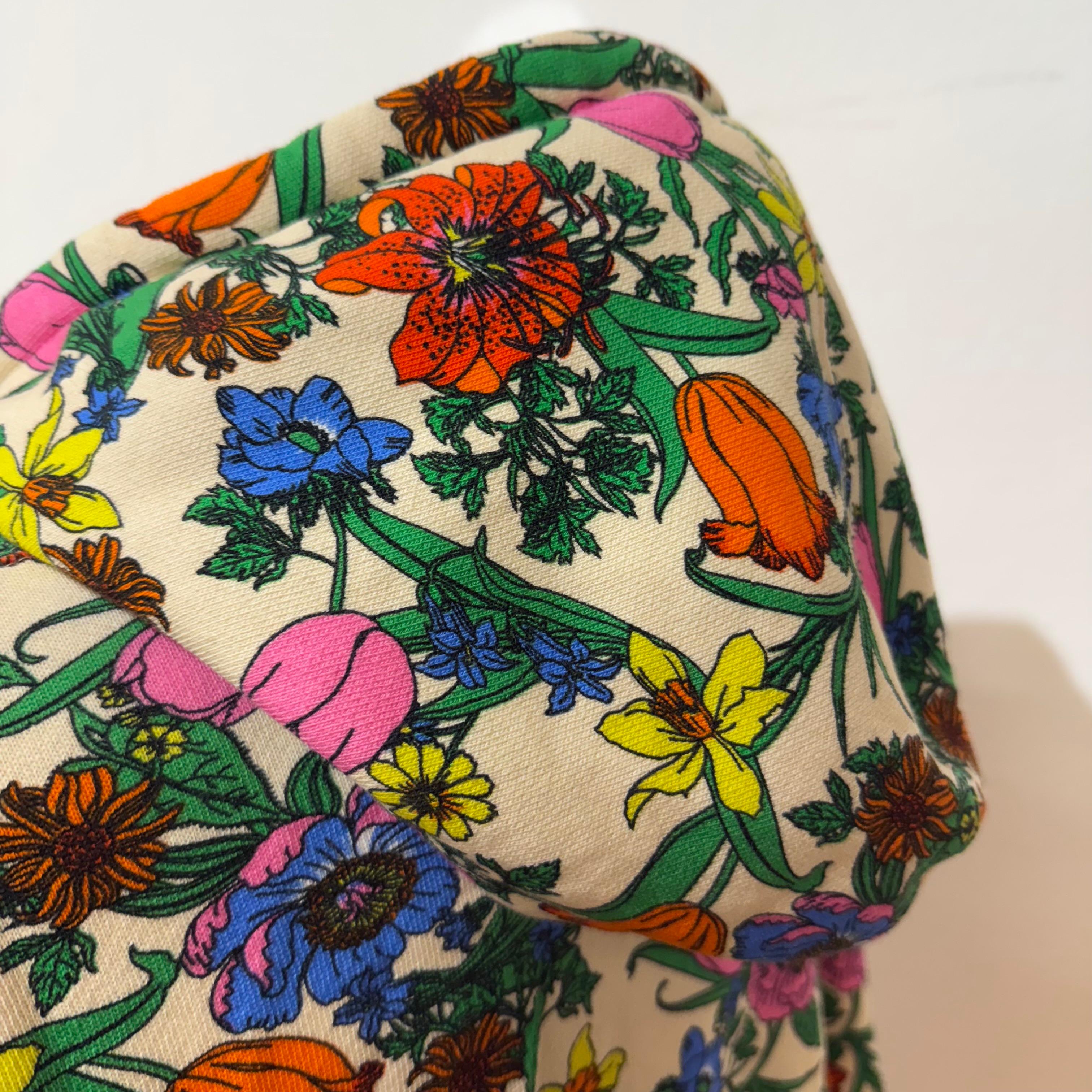 Gucci Flora Hoodie Size XS en vente 2
