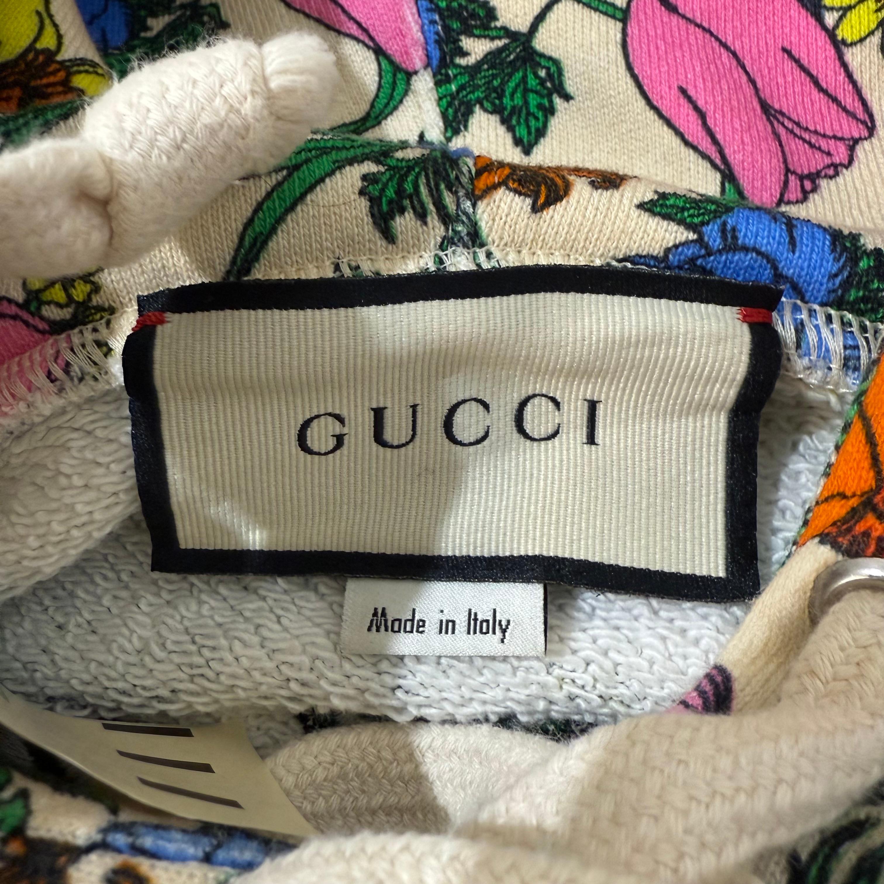Gucci Flora Hoodie Size XS en vente 3