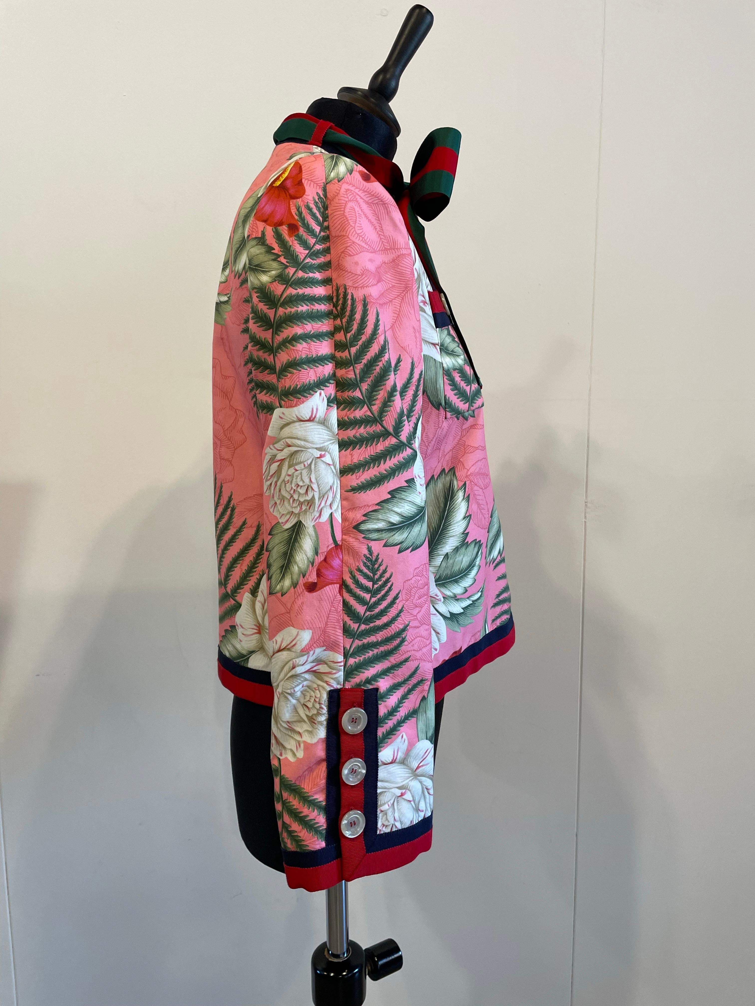 Gucci flora jacket ss collection 2016 von Alessandro Michele. im Angebot 2