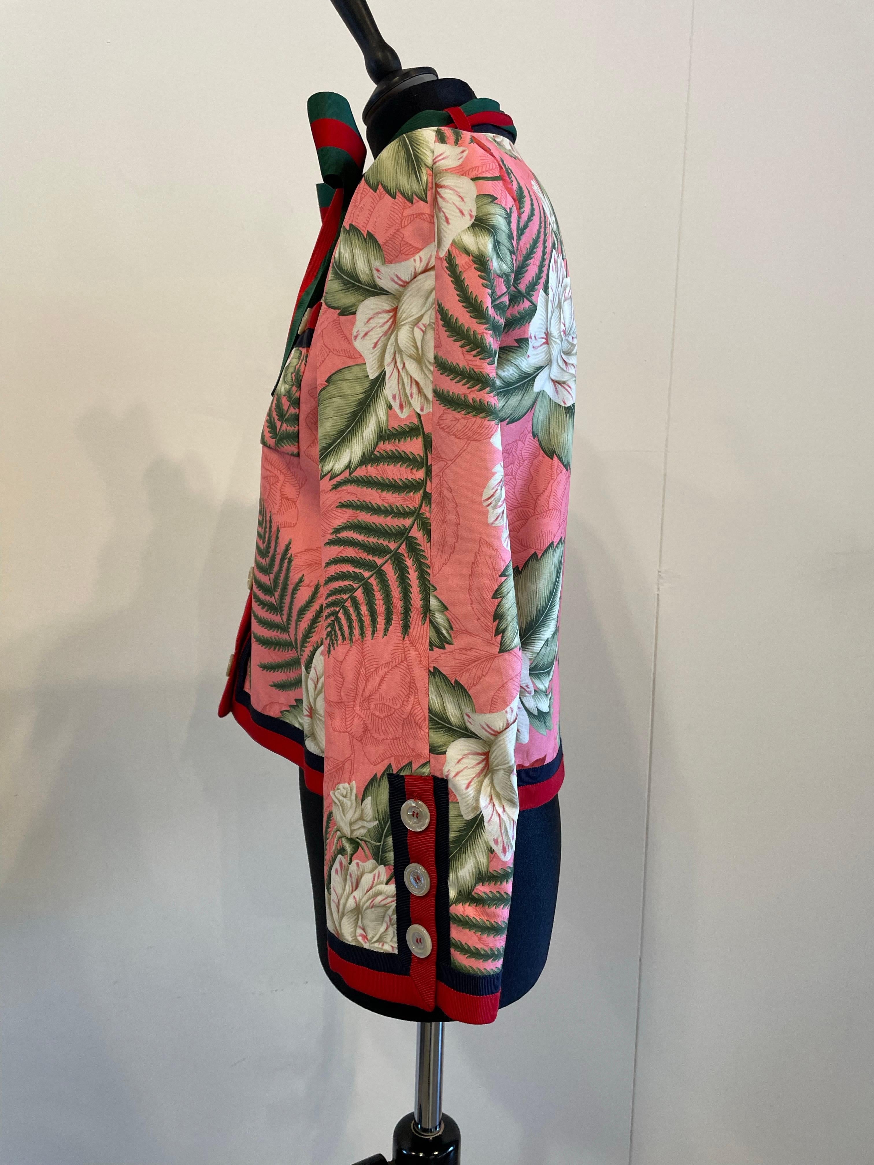 Gucci flora jacket ss collection 2016 von Alessandro Michele. im Angebot 3