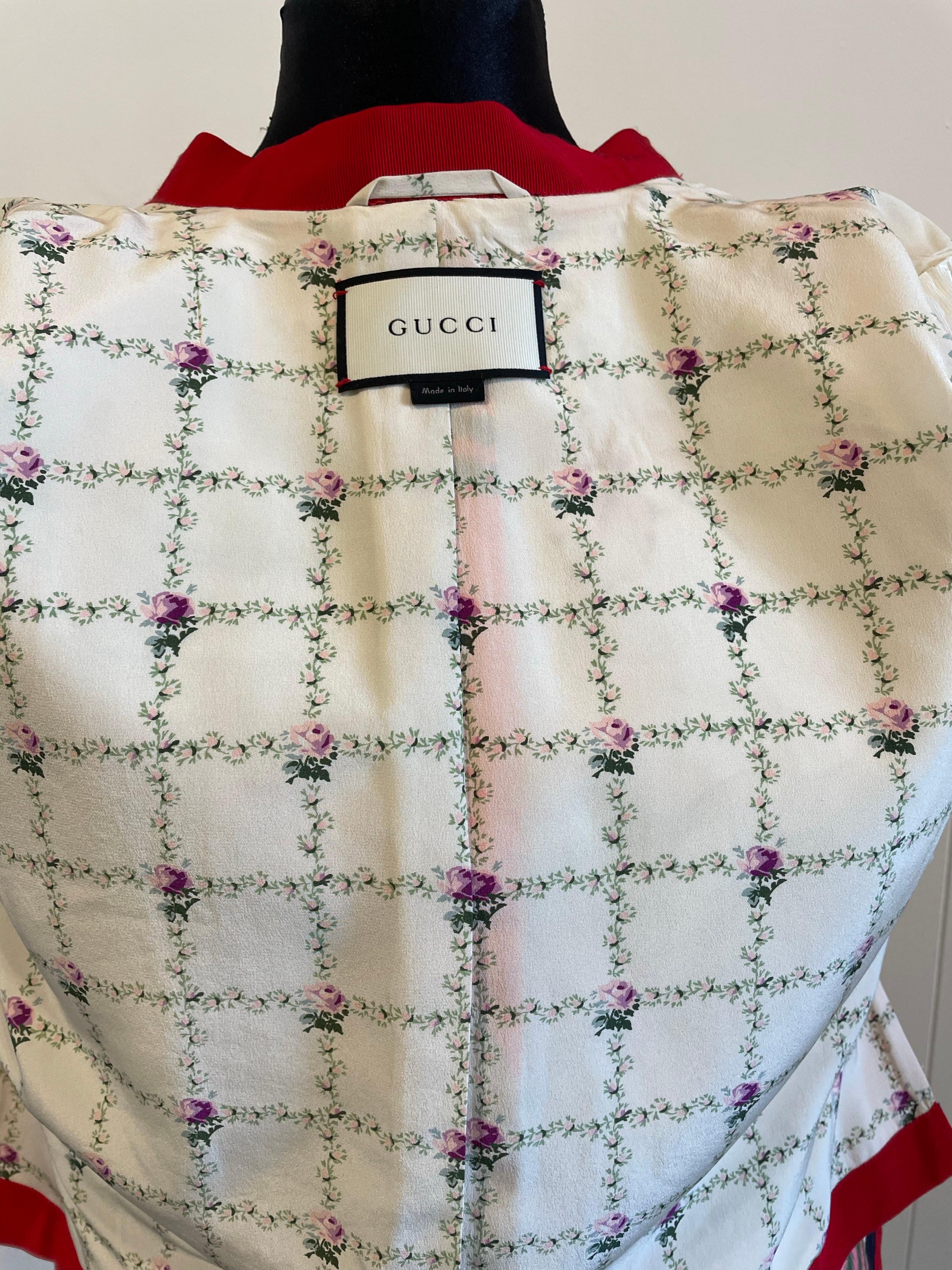 Gucci flora jacket ss collection 2016 von Alessandro Michele. im Angebot 4