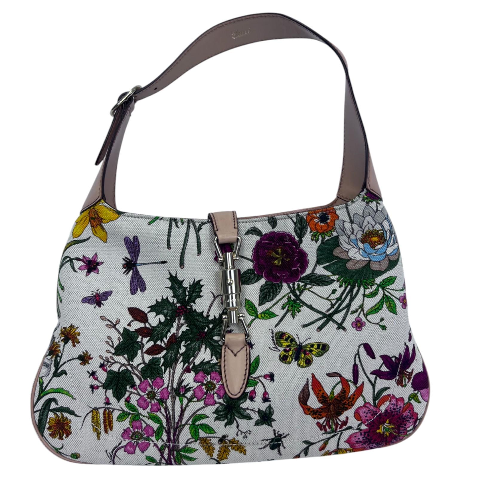 Gucci Flora Jackie O Hobo Tasche im Zustand „Hervorragend“ im Angebot in West Hartford, CT